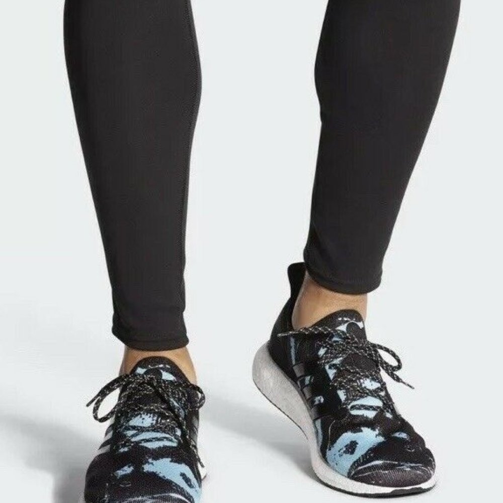 ADIDAS AM4 RFTO ( BLACK/BLUE ) RUNNING SHOES SIZE